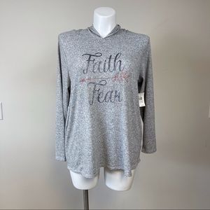 Retrology Plus Size Inspirational Hoodie